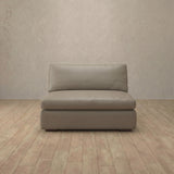 Top Grain Leather::Heavens Sofa Heavens Single  Taupe Top Grain Leather
