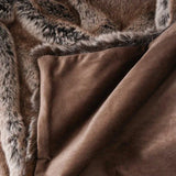 Serenity Faux-Fur Blanket Throw