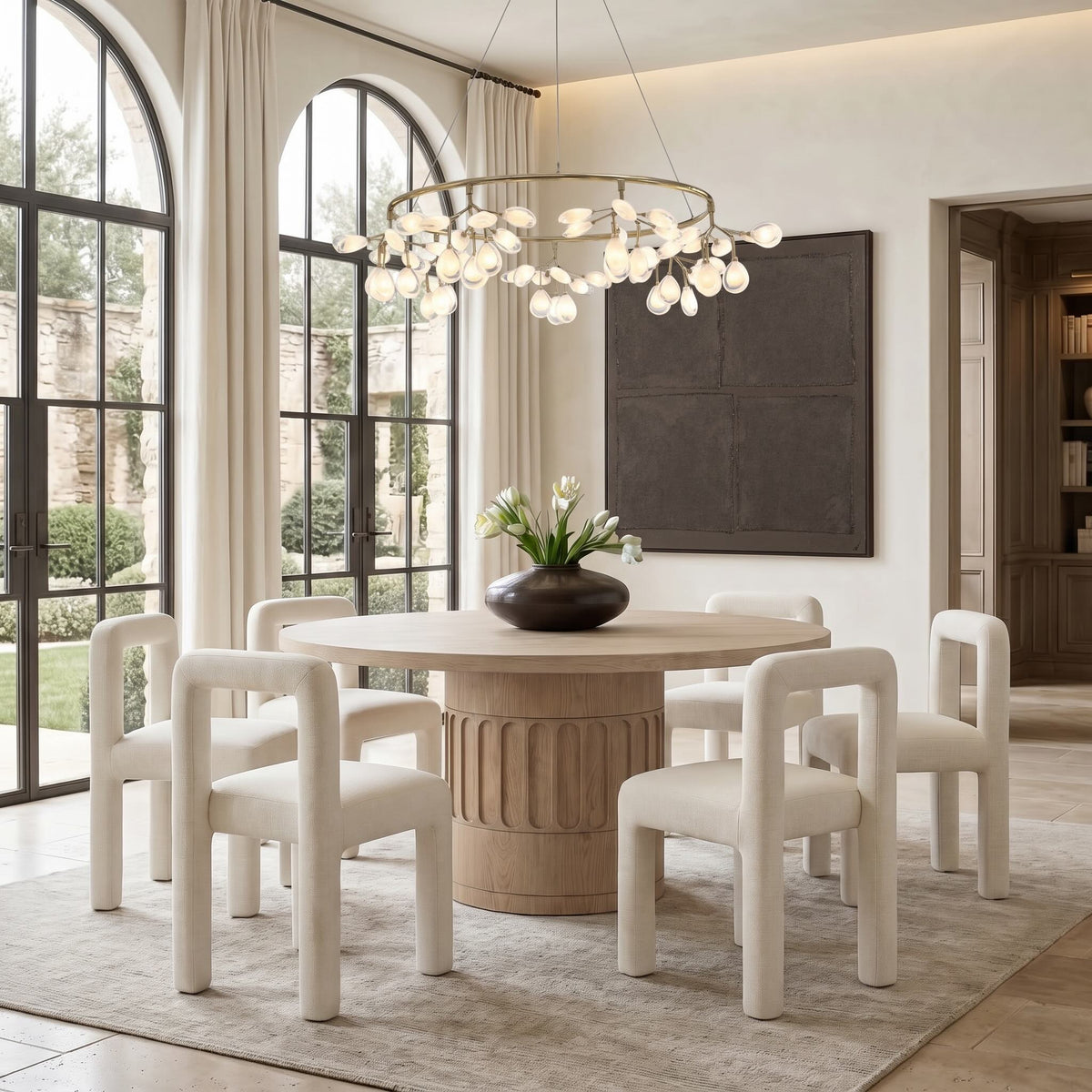 Como Round Dining Table — lifestyle