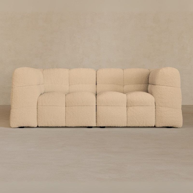 2 Seater-Boucle-Chalk