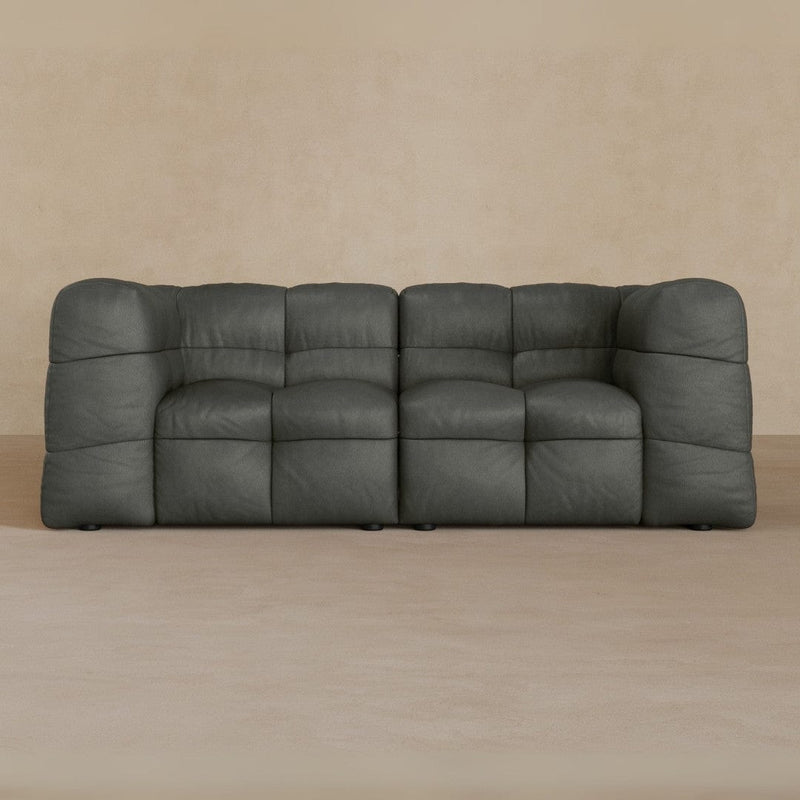 2 Seater-Top Grain Leather-Graphite
