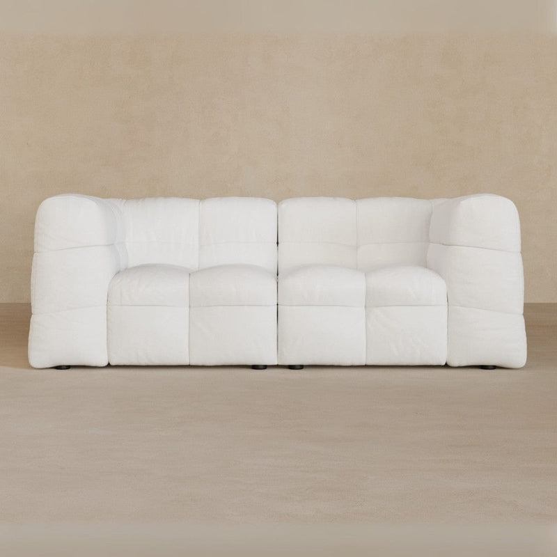2 Seater-Top Grain Leather-Ivory