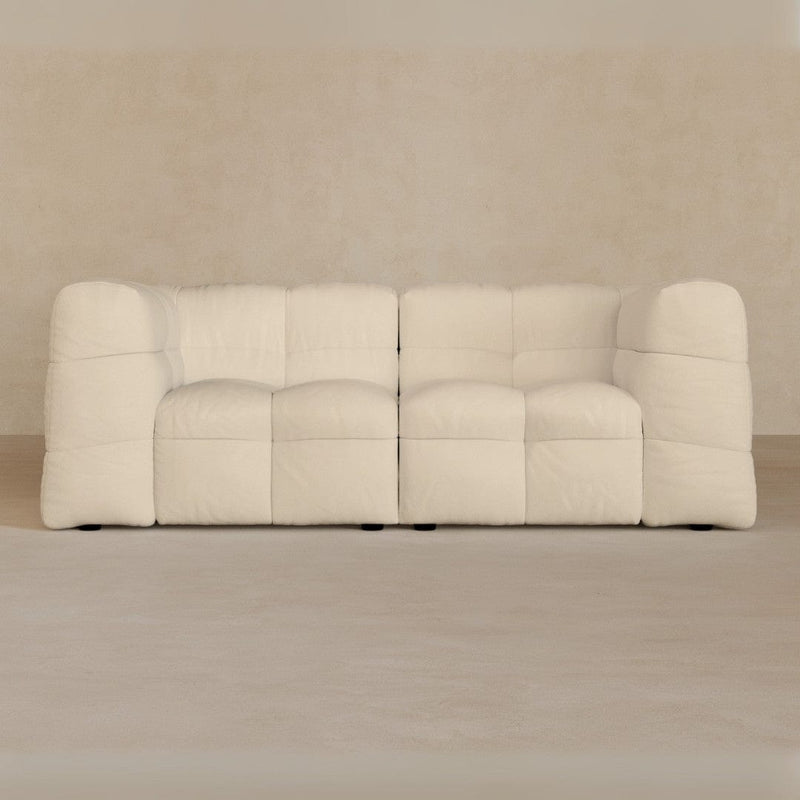 2 seater-Full Grain Leather-alabaster