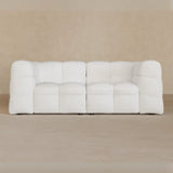 2 seater-Full Grain Leather-ivory