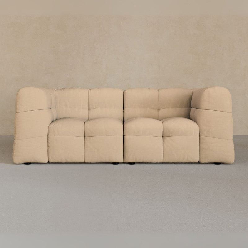 2 seater-Linen Blend-chalk