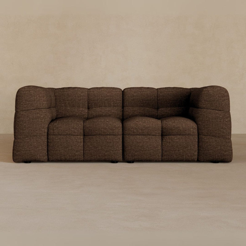2 seater-Linen Blend-espresso