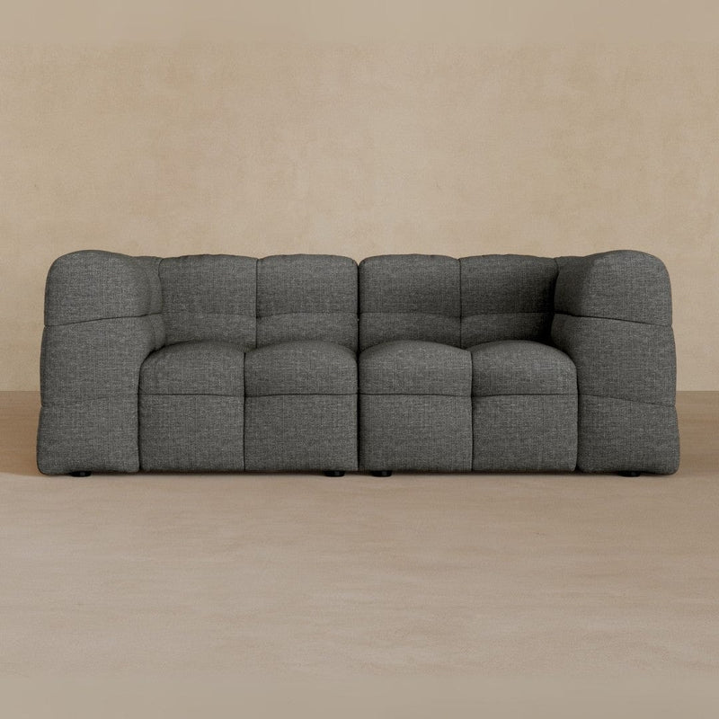 2 seater-Linen Blend-graphite