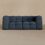 2 seater-Linen Blend-navy