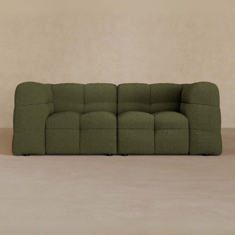 2 seater-boucle-olive