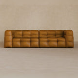 3 Seater-Top Grain Leather-Camel