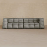 3 Seater-Top Grain Leather-Greige