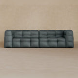3 Seater-Top Grain Leather-Pewter