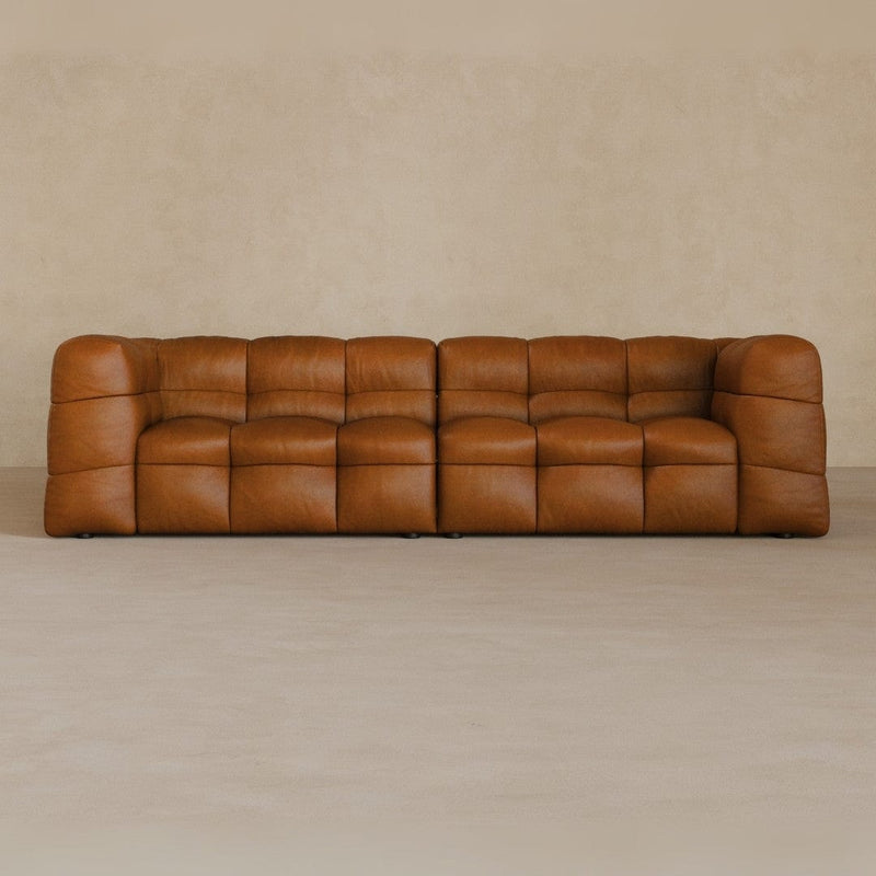 3 seater-Full Grain Leather-brandy