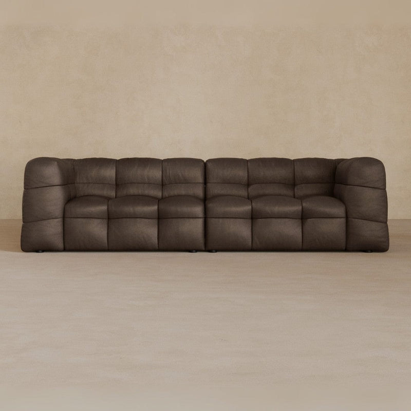 3 seater-Full Grain Leather-mink