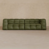 3 seater-Full Grain Leather-olive