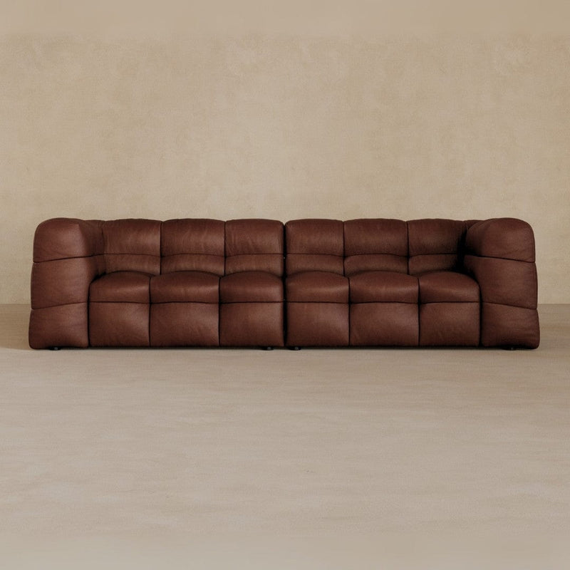 3 seater-Full Grain Leather-oxblood