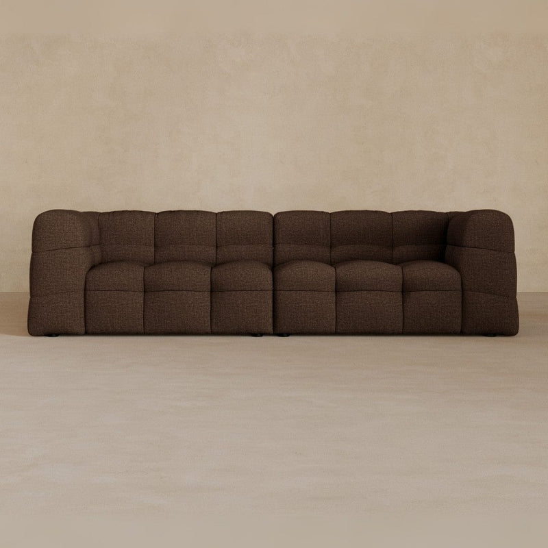 3 seater-Linen Blend-espresso
