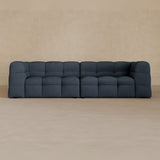 3 seater-Linen Blend-navy