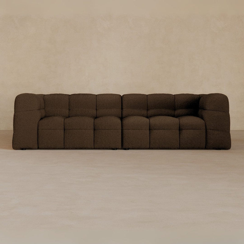 3 seater-boucle-espresso