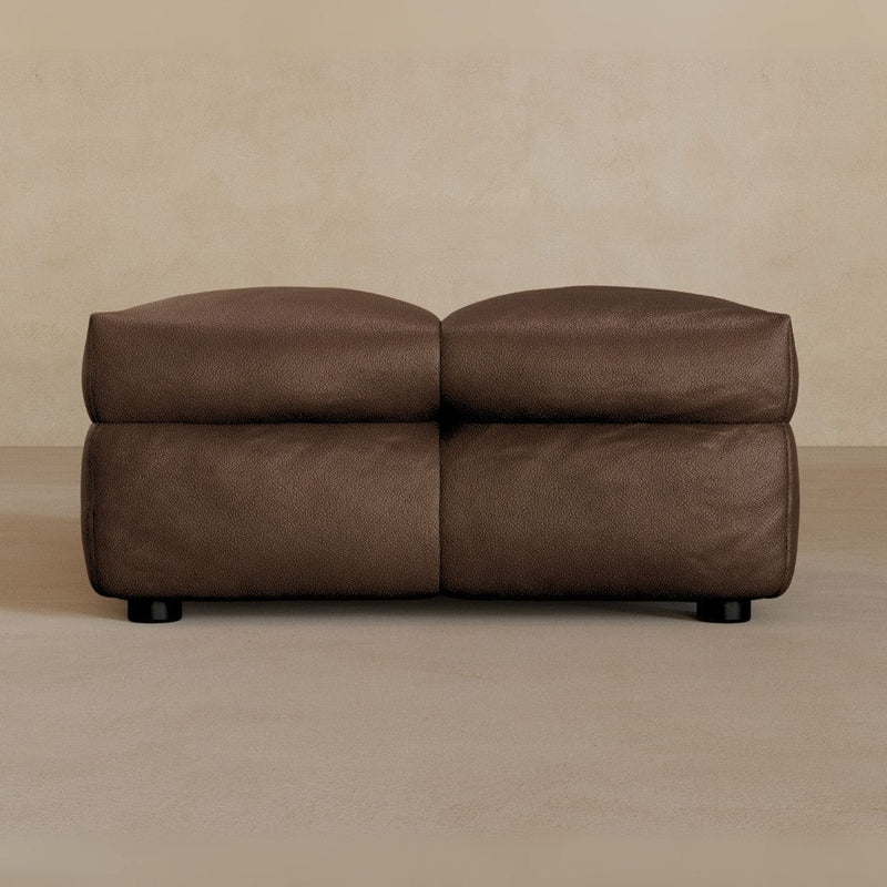 Ottoman-Full Grain Leather-espresso