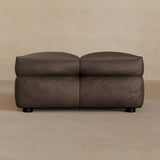 Ottoman-Full Grain Leather-mink