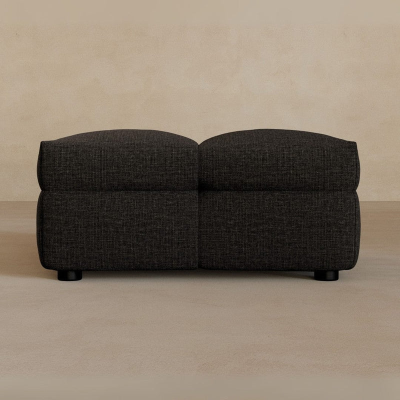 Ottoman-Linen Blend-charcoal