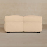 Ottoman-Top Grain Leather-Chalk