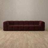 Boucle::Juna Comfort Sofa 3 Seater  Burgundy Boucle [grid:6:BCL]