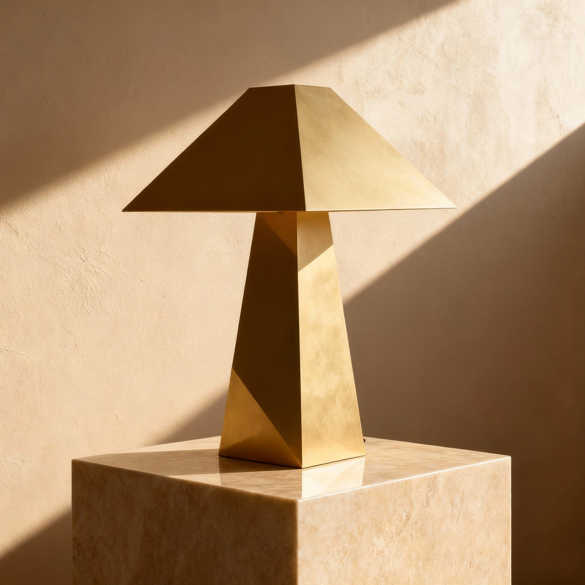 Pyramid Table Lamp — lifestyle