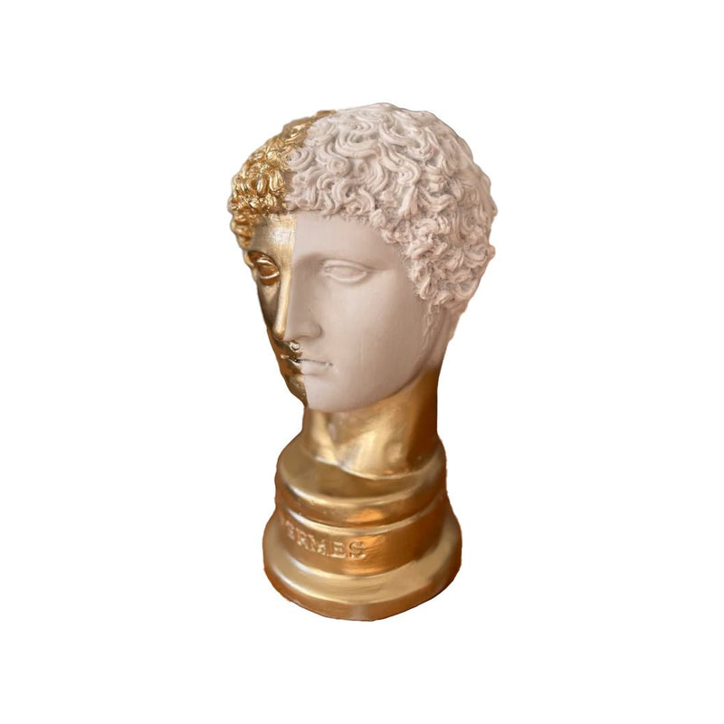 Hermes Gold with White Sculpture