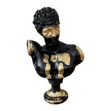 Hermes Black with Gold Sculpture