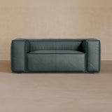 2 Seater-Top Grain Leather-Pewter