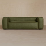 3 Seater-Top Grain Leather-Olive