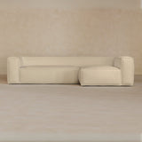 4 Seater Left-Top Grain Leather-Linen