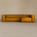 4 Seater left-Full Grain Leather-Camel