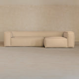 4 Seater left-Full Grain Leather-Chalk