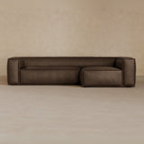 4 Seater left-Full Grain Leather-Espresso