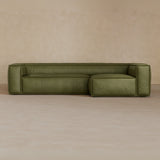 4 Seater left-Full Grain Leather-Olive