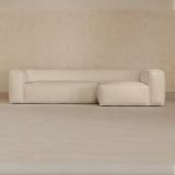 4 Seater left-Top Grain Leather-Alabaster