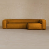 4 Seater left-Top Grain Leather-Camel