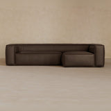 4 Seater left-Top Grain Leather-Espresso