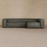 4 Seater left-Top Grain Leather-Graphite