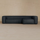 4 Seater left-Top Grain Leather-Ink
