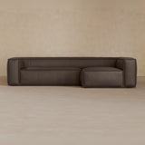 4 Seater left-Top Grain Leather-Mink