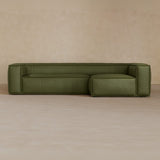4 Seater left-Top Grain Leather-Olive
