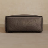 Ottoman-Full Grain Leather-Mink