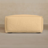 Ottoman-Top Grain Leather-Fawn