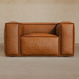 Single-Full Grain Leather-Brandy
