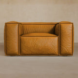 Single-Full Grain Leather-Camel