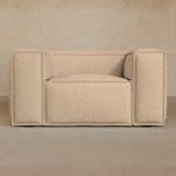 Single-Full Grain Leather-Chalk